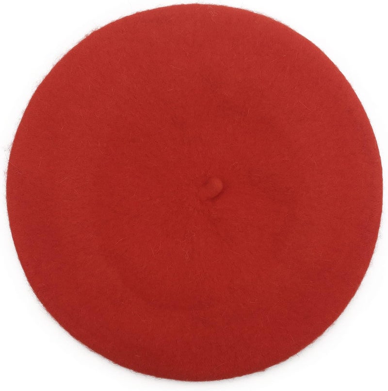 ZLYC Wool Kids Beret Hat Girls Solid Color Artist French Beret Cap - Image 2